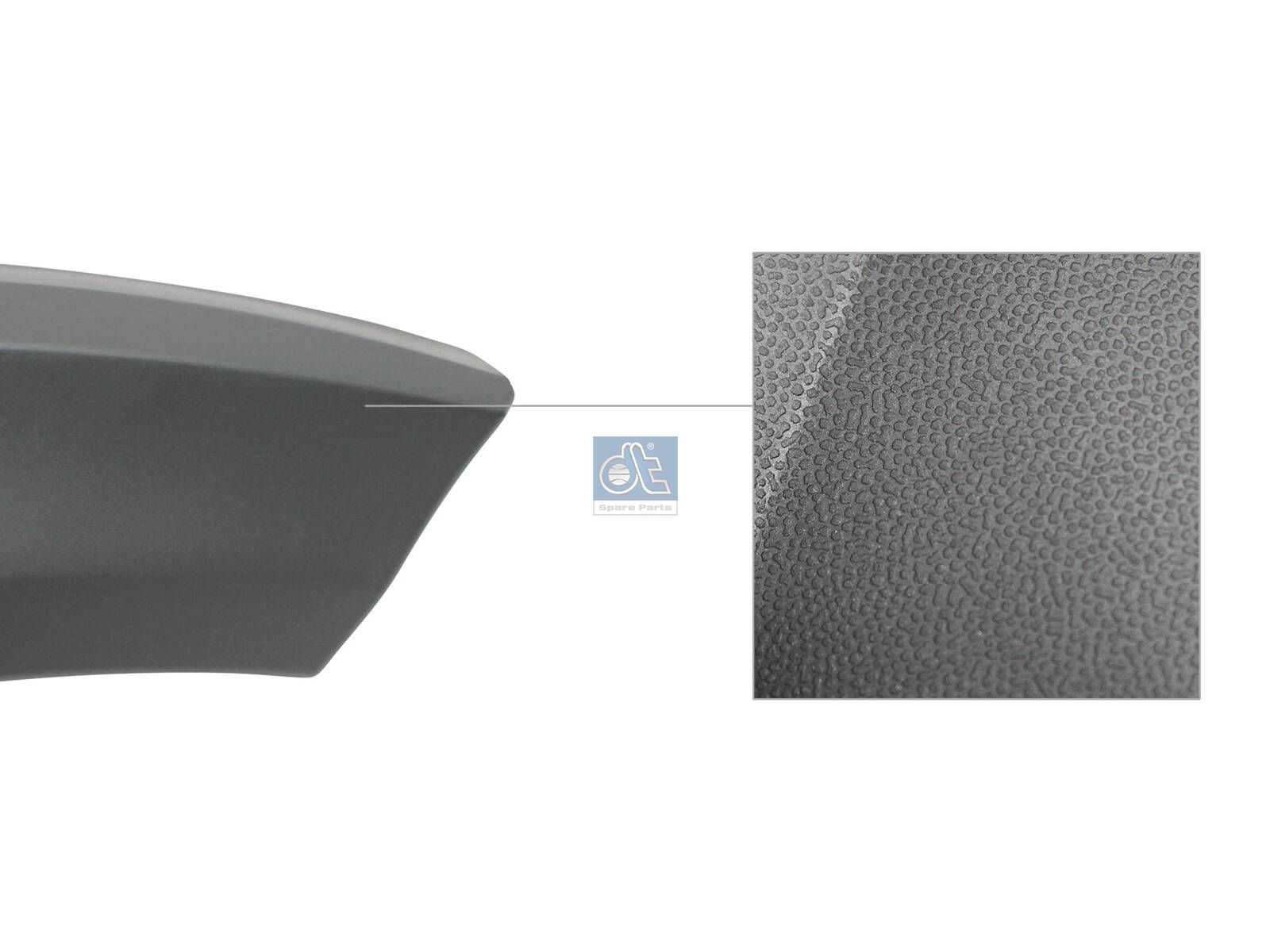 DT Spare Parts 4.00007 Cover moulding, fender, left