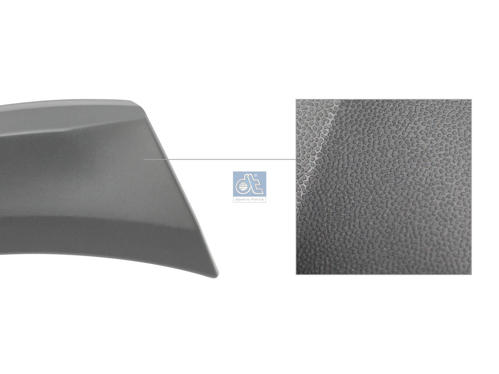 DT Spare Parts 4.00008 Cover moulding, fender, right