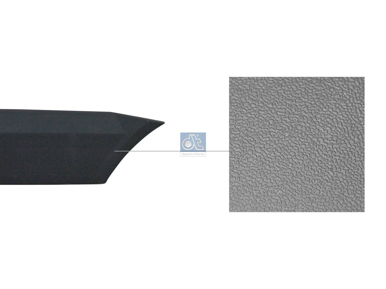 DT Spare Parts 4.00156 Cover moulding, lateral, left