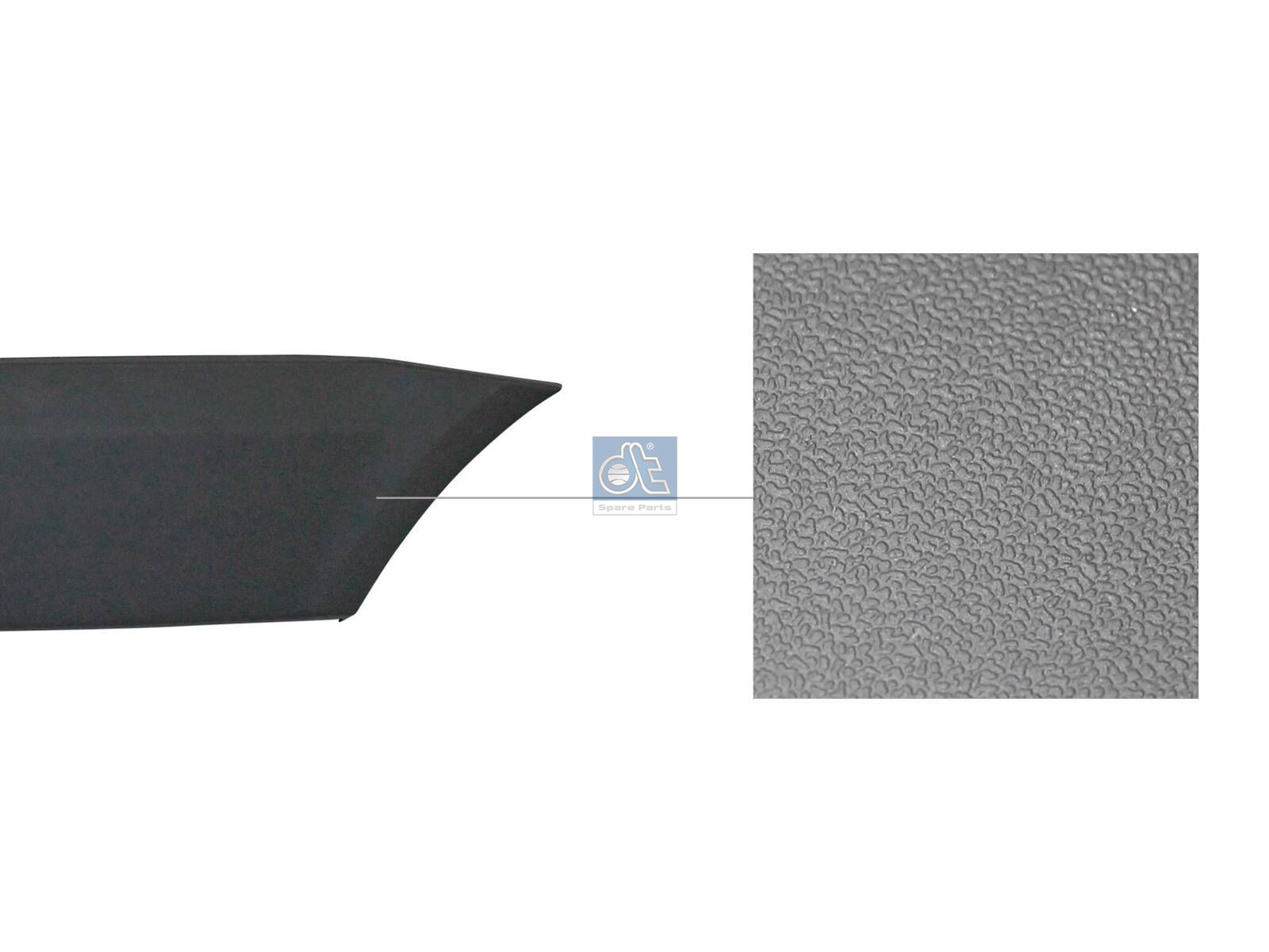 DT Spare Parts 4.00159 Cover moulding, lateral, right