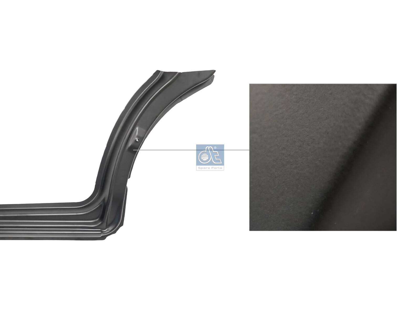 DT Spare Parts 4.01004 Pillar lining, front, right, lower