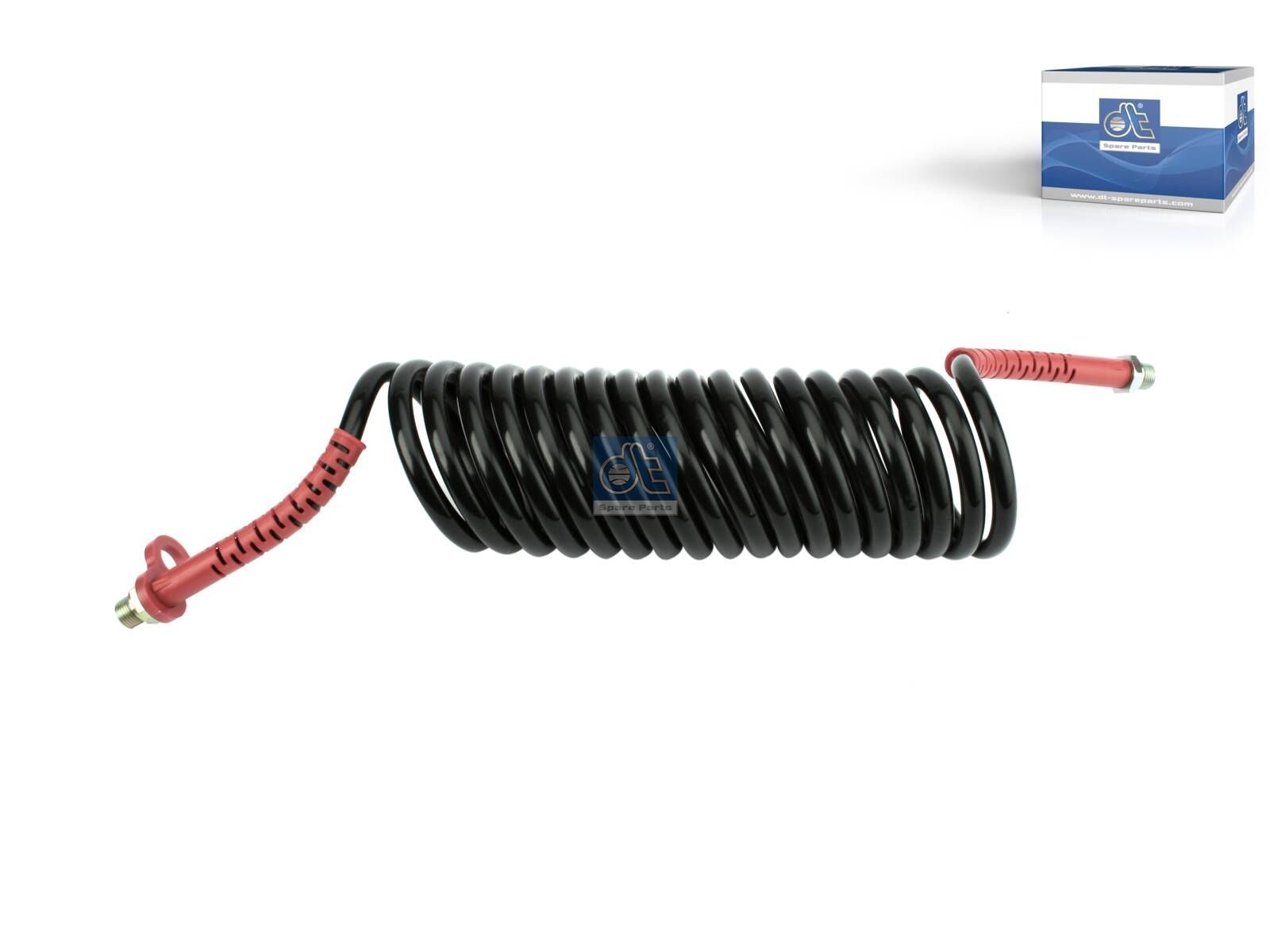 DT Spare Parts 4.10121 Air spiral, M16 x 1,5, L: 4 m, 18 Coils