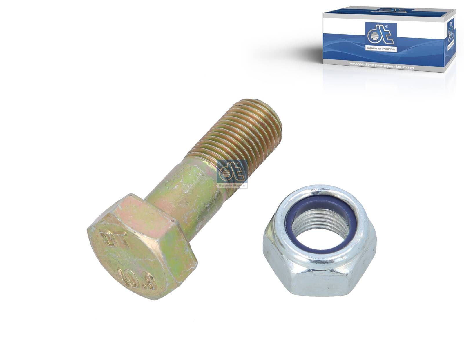 DT Spare Parts 4.40075 Bolt with nut, M12 x 1,25, L: 36 mm, 10.9