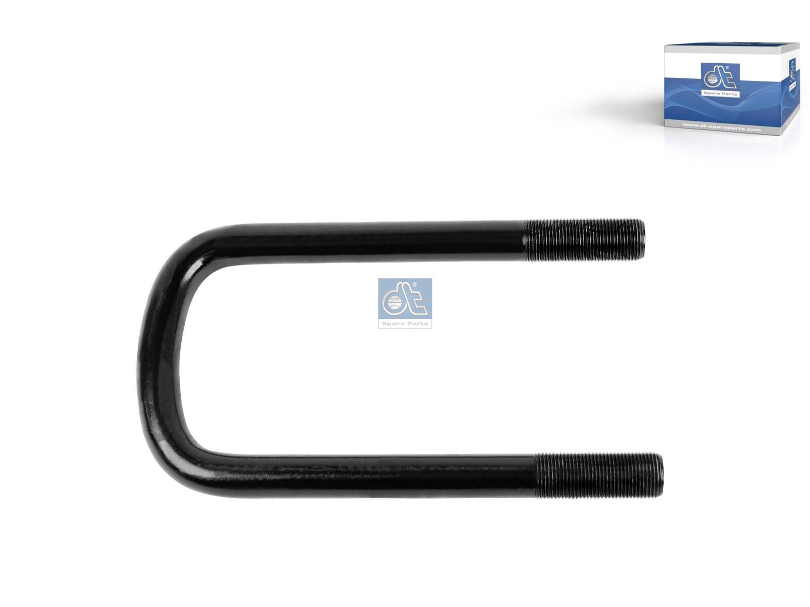 DT Spare Parts 4.40446 U-bolt, M20 x 1,5, LTh: 54 mm, L: 205 mm, w: 90 mm, 10.9