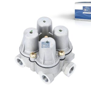 DT Spare Parts 4.60922 4-circuit-protection valve, M16 x 1,5, M22 x 1,5, max. 20 bar, Po21: 7 bar, Po22: 7 bar, Po23: 7 bar, Po24: 7 bar, Pc21: 5 bar, Pc22: 5 bar, Pc23: 5 bar, Pc24: 5 bar