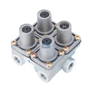 DT Spare Parts 4.60923 4-circuit-protection valve, M16 x 1,5, M22 x 1,5, max. 20 bar, Po21: 7 bar, Po22: 7 bar, Po23: 7 bar, Po24: 7 bar, Pc21: 6.7 bar, Pc22: 6.7 bar, Pc23: 6.7 bar, Pc24: 6.7 bar