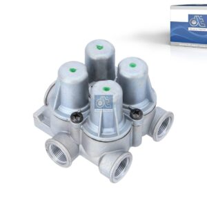 DT Spare Parts 4.62011 4-circuit-protection valve, M22 x 1,5, max. 20 bar, Po21: 7 bar, Po22: 7 bar, Po23: 7 bar, Po24: 7 bar, Pc21: 5 bar, Pc22: 5 bar, Pc23: 5 bar, Pc24: 5 bar
