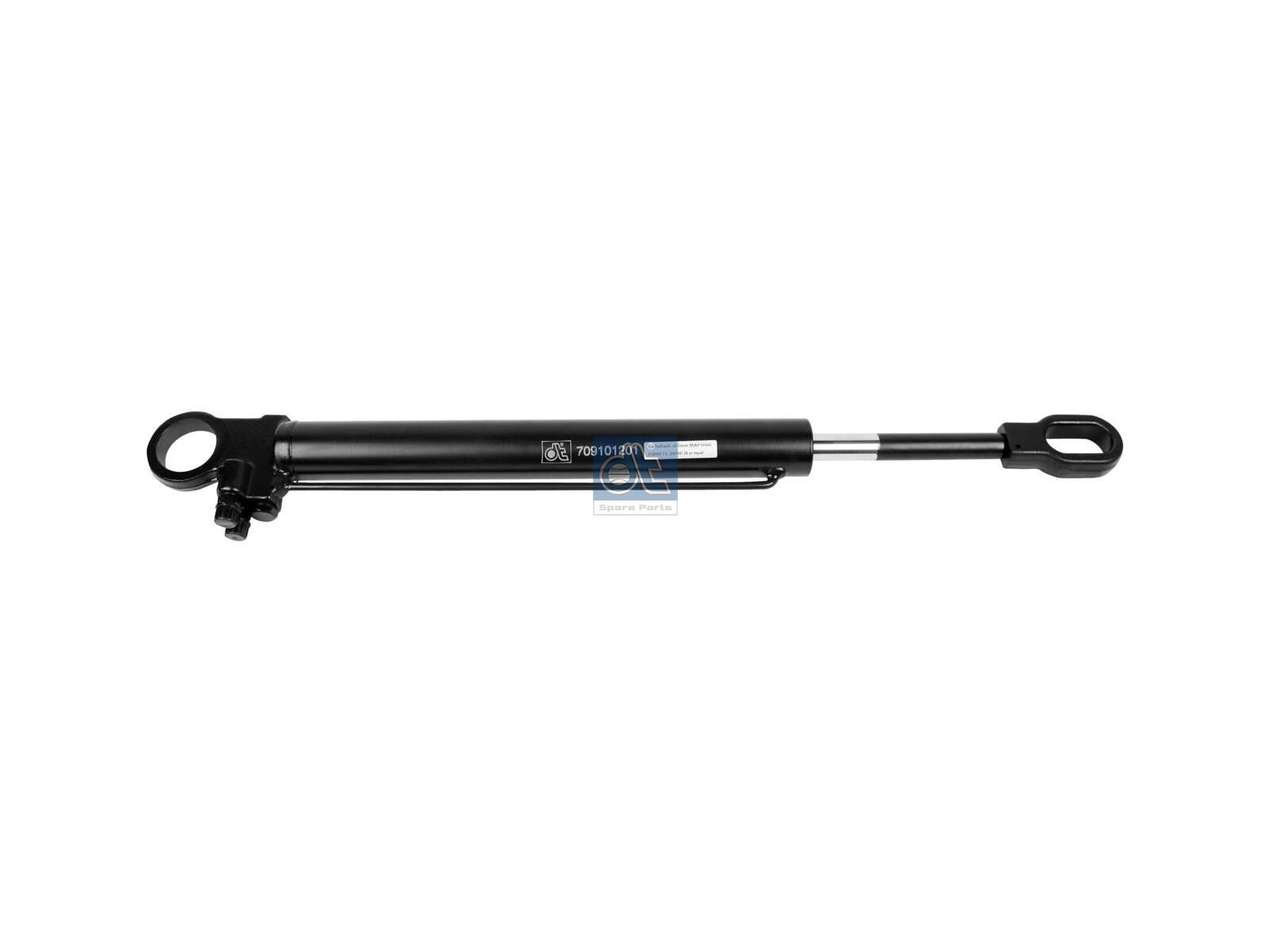 DT Spare Parts 4.62145 Cabin tilt cylinder, D: 42 mm, b: 42 mm, M12 x 1,5, L: 643 mm, 250 bar, Ls: 295 mm