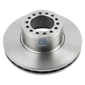 DT Spare Parts 4.62219 Brake disc, D: 377 mm, 14 bores, b: 14.5 mm, P: 138 mm, d: 105.6 mm, H: 134 mm, S: 45 mm, s: 37 mm