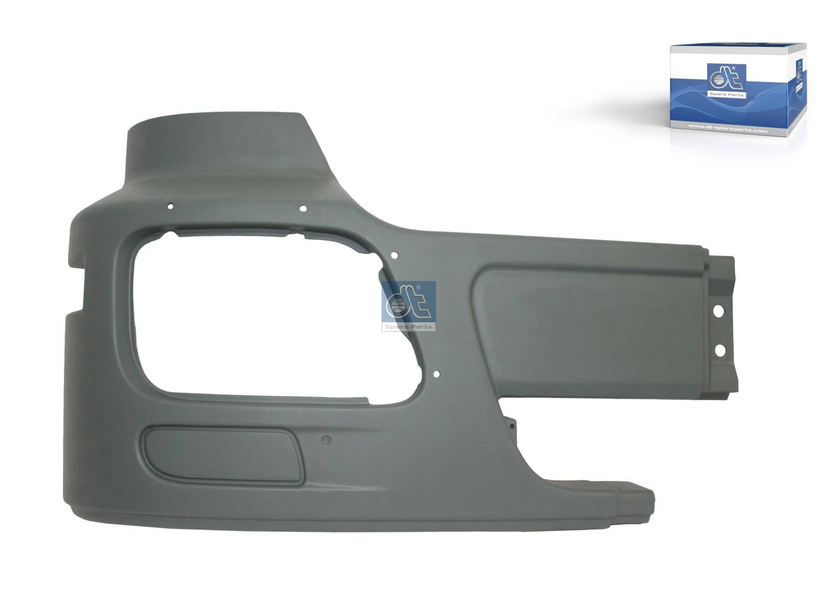 DT Spare Parts 4.62426 Bumper, right, grey