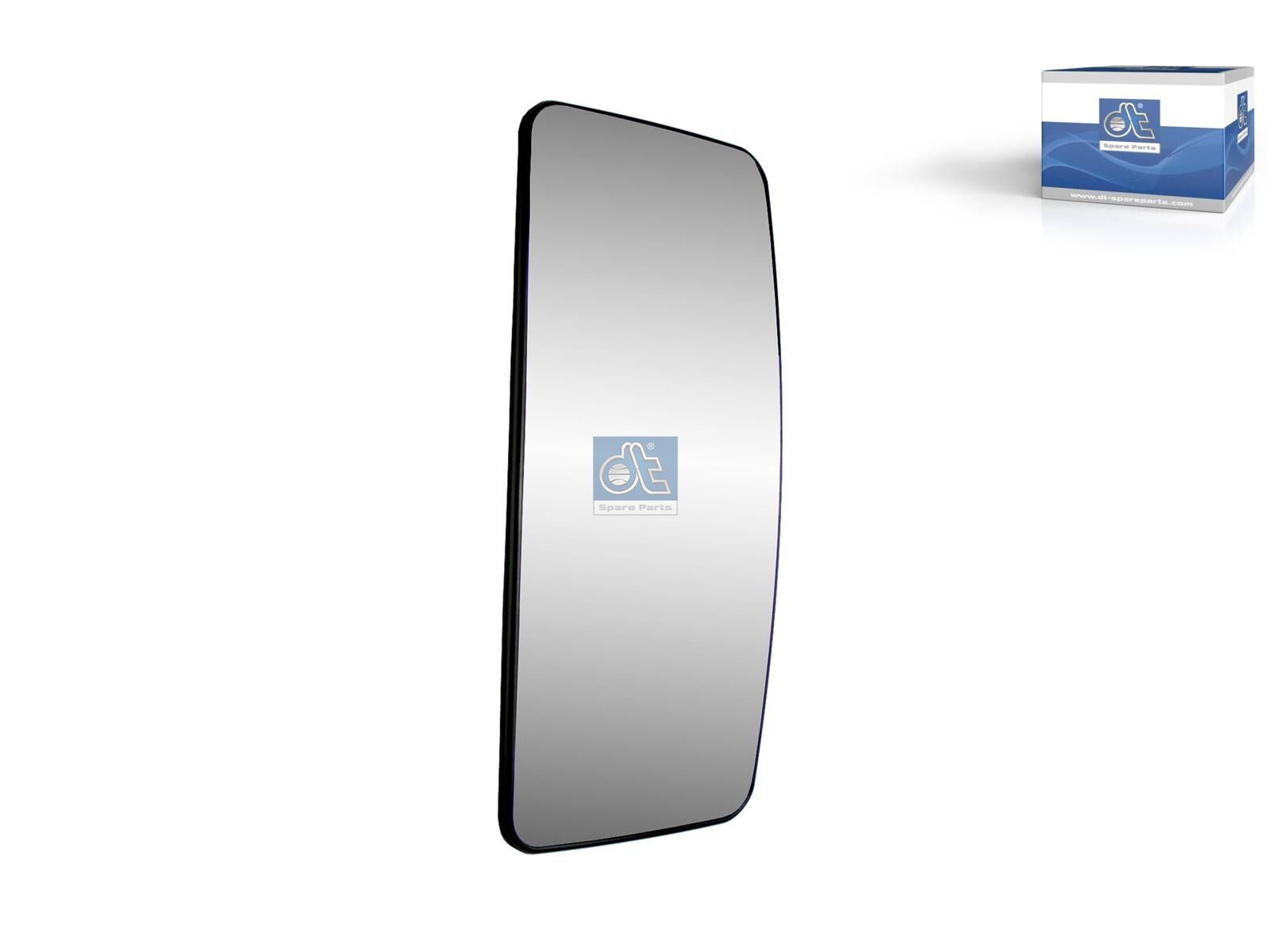 DT Spare Parts 4.62569 Mirror glass, main mirror, heated, 24 V, R: 1200 mm, W: 188 mm, H: 433 mm