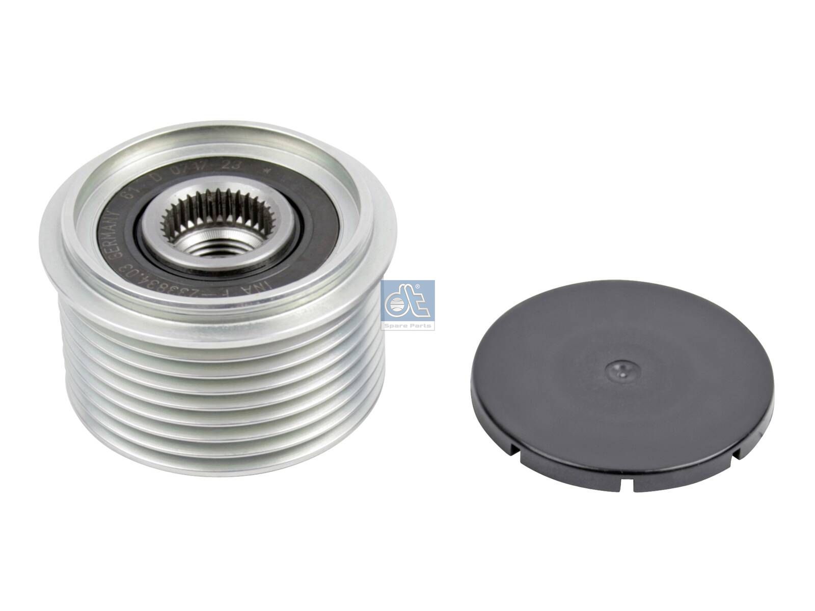 DT Spare Parts 4.62703 Pulley, M16 x 1,5, DP: 57.4 mm, W: 46 mm, 8 grooves