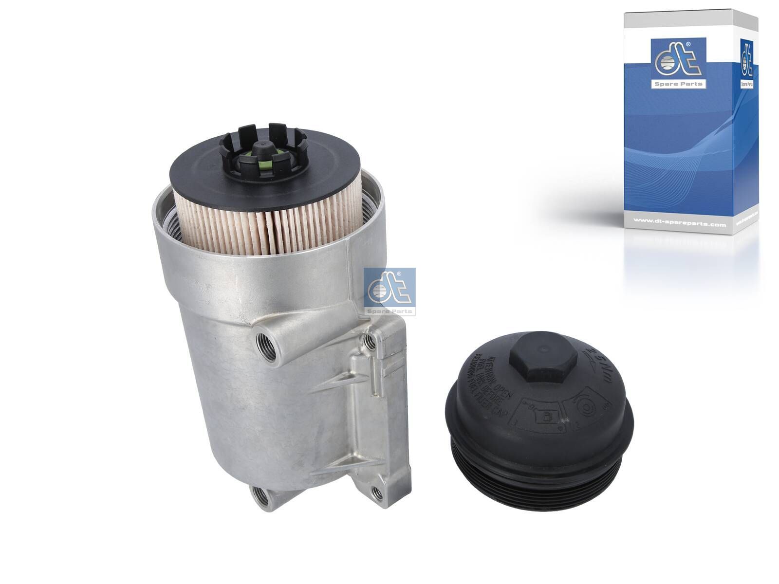 DT Spare Parts 4.62781SP Fuel filter, complete, with filter, M16 x 1,5
