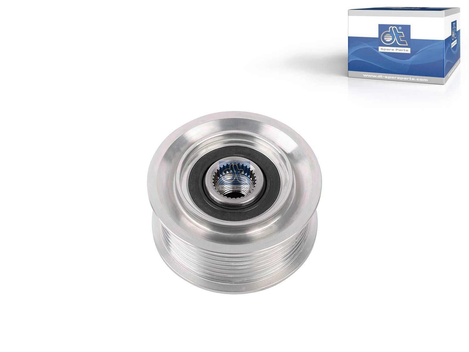 DT Spare Parts 4.63038 Pulley, M16 x 1,5, DP: 71.4 mm, W: 40 mm, 8 grooves