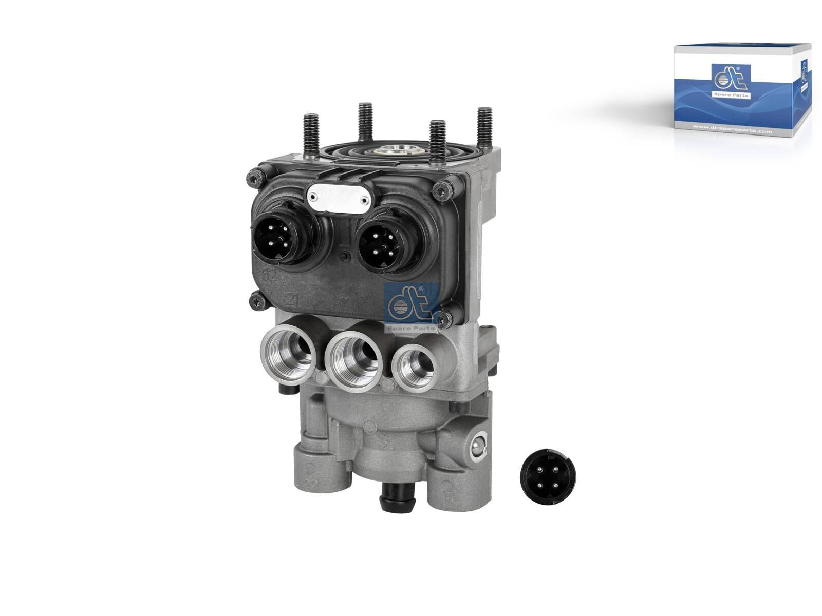 DT Spare Parts 4.63220 Foot brake valve, EBS, M16 x 1,5, M22 x 1,5, max. 10 bar