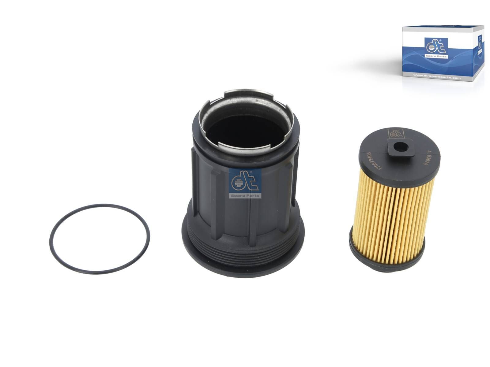 DT Spare Parts 4.63628 Urea filter insert, with filter housing, M65, H: 92 mm