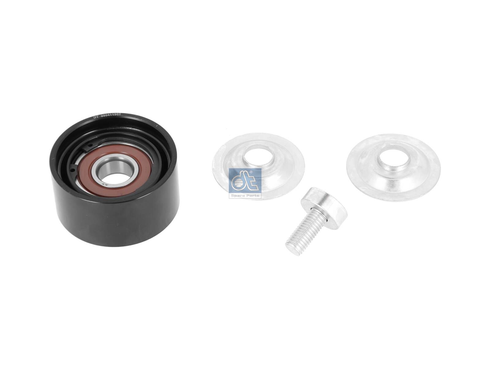 DT Spare Parts 4.63797 Tension roller, with screw, D: 74 mm, W: 38 mm