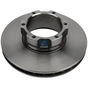 DT Spare Parts 4.63988 Brake disc, D: 304 mm, 6 bores, P: 140 mm, M12 x 1,5, d: 118 mm, H: 91 mm, S: 30 mm, s: 26 mm