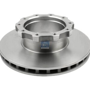 DT Spare Parts 4.63991 Brake disc, D: 438 mm, 10 bores, P: 235 mm, M14 x 1,5, d: 195 mm, H: 135 mm, S: 45 mm, s: 41 mm