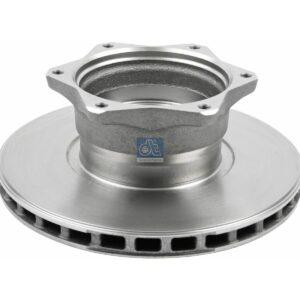 DT Spare Parts 4.63999 Brake disc, D: 324 mm, 6 bores, P: 192 mm, M12 x 1,5, d: 157 mm, H: 120.5 mm, S: 30 mm, s: 26 mm