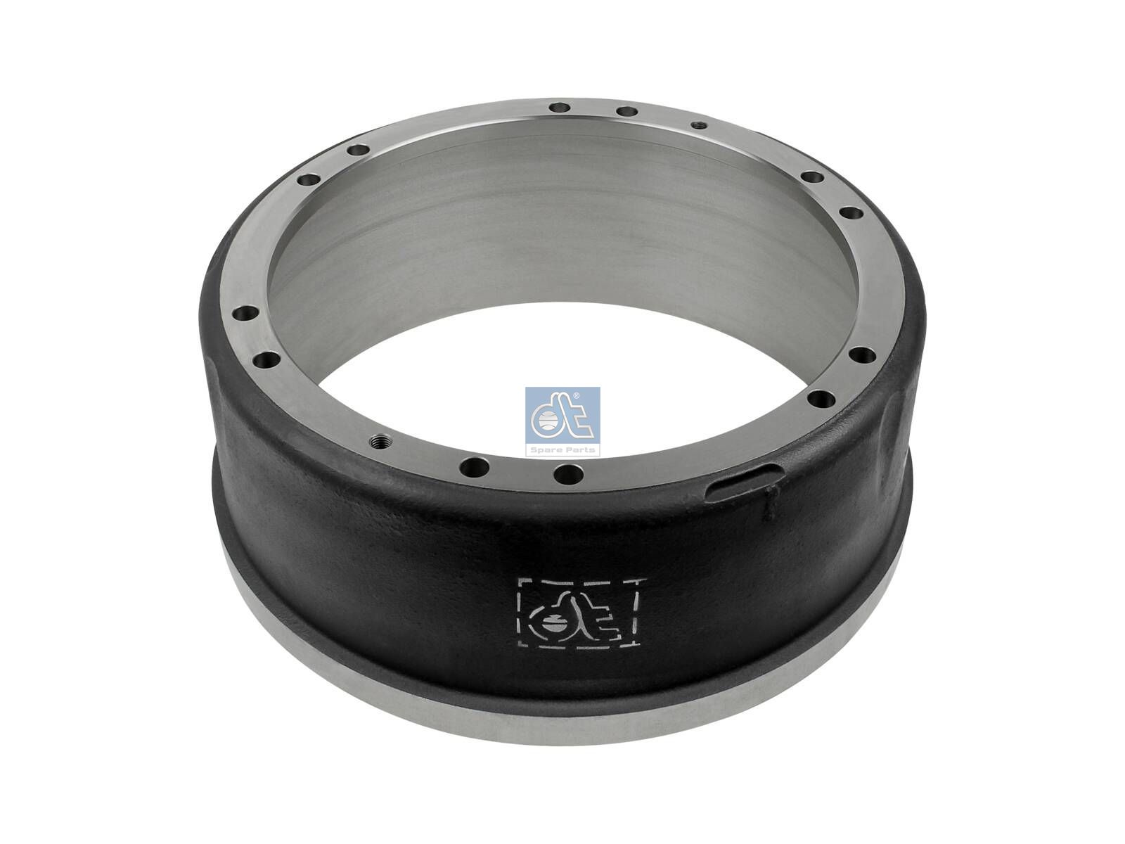 DT Spare Parts 4.64032 Brake drum, D: 430 mm, 12 bores, b: 15.5 mm, P: 400 mm, d: 373 mm, H: 190 mm, B: 160 mm