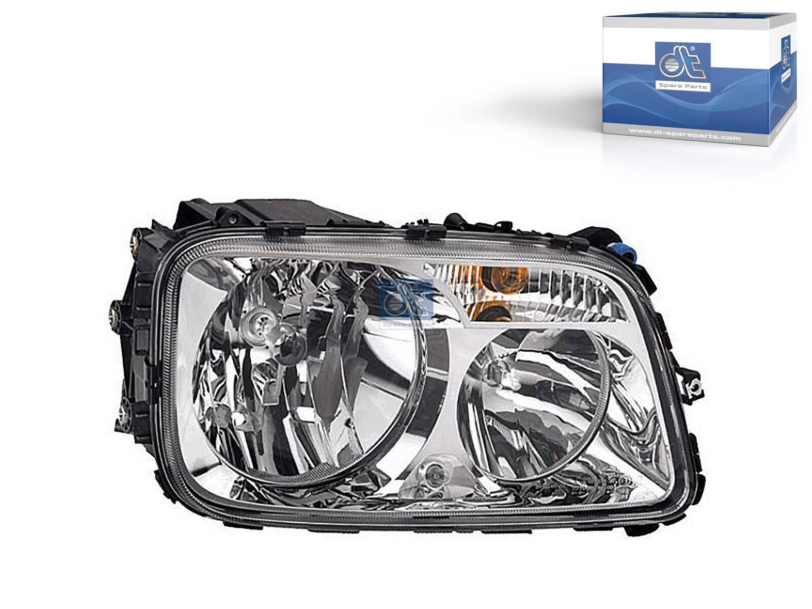 DT Spare Parts 4.64441SP Headlamp, right, with bulbs, 24 V, H1
