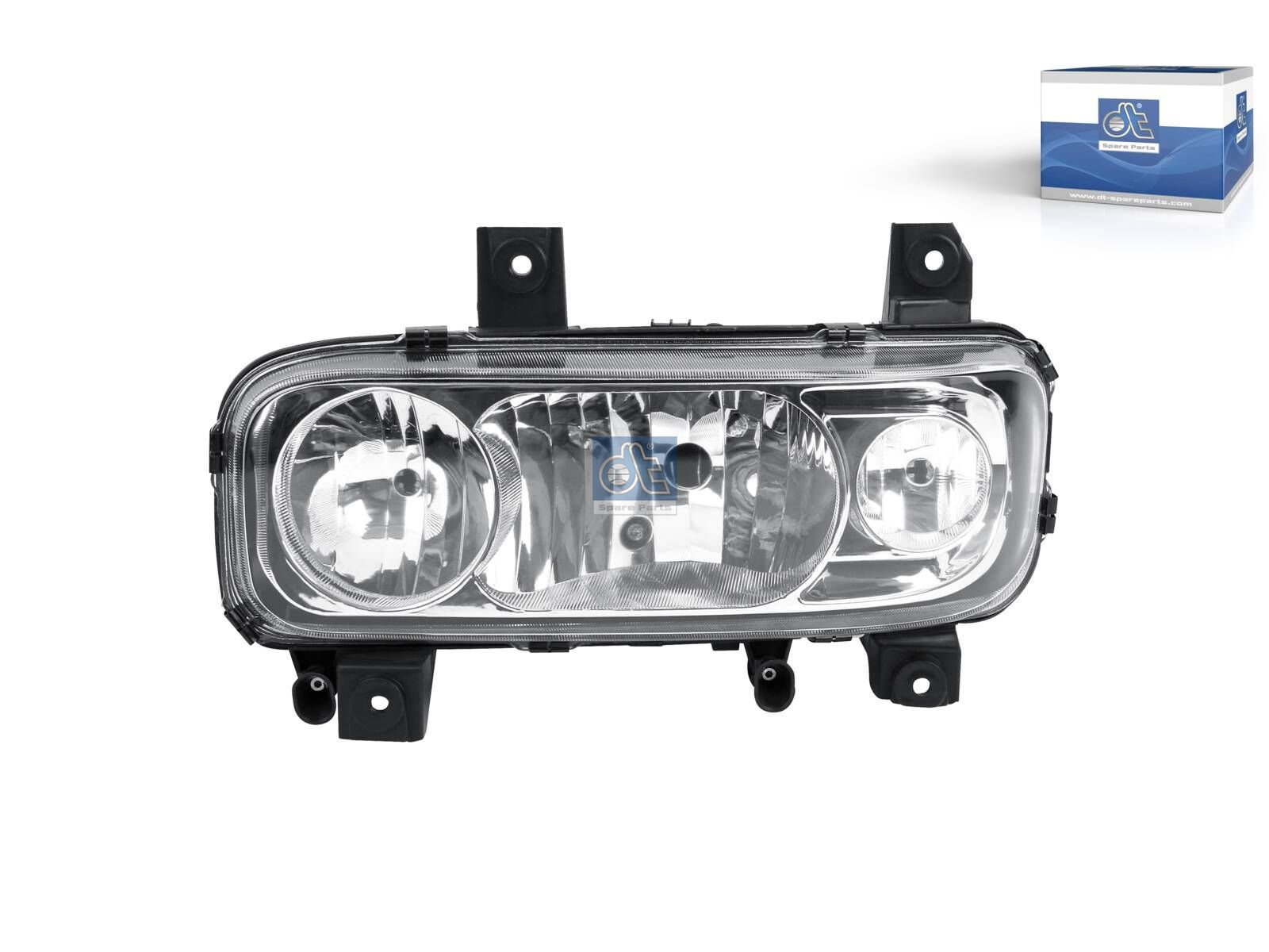 DT Spare Parts 4.64448 Headlamp, left, with fog lamp, without adjusting motor, 24 V