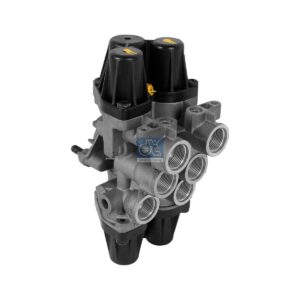 DT Spare Parts 4.64459 4-circuit-protection valve, M12 x 1,5, M22 x 1,5, max. 13 bar, Po21: 9 bar, Po22: 9 bar, Po23: 7.5 bar, Po24: 7.5 bar, Pc21: 7 bar, Pc22: 7 bar, Pc23: 4.5 bar, Pc24: 4.5 bar