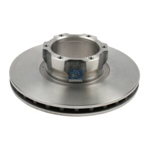 DT Spare Parts 4.64641 Brake disc, D: 324 mm, 6 bores, P: 140 mm, M12 x 1,5, d: 118 mm, H: 91 mm, S: 30 mm, s: 26 mm