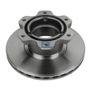 DT Spare Parts 4.64642 Brake disc, D: 324 mm, 6 bores, P: 192 mm, M12 x 1,5, d: 120 mm, H: 120.5 mm, S: 30 mm, s: 27.5 mm