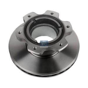 DT Spare Parts 4.64646 Brake disc, with ABS ring, D: 304 mm, 6 bores, P: 192 mm, M12 x 1,5, d: 120 mm, H: 115 mm, S: 30 mm, s: 27 mm