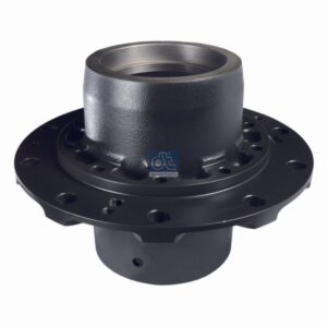 DT Spare Parts 4.64746 Wheel hub, without bearings, d1: 150 mm, d2: 160 mm, D: 374.5 mm, 10 bores, b: 22 mm, H: 264 mm