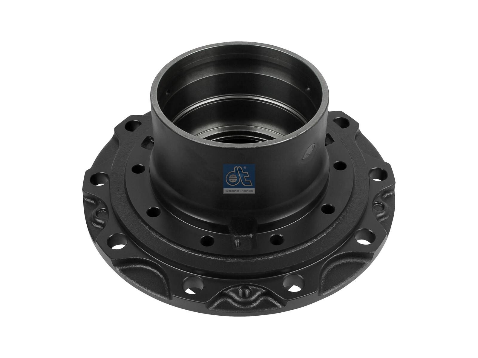DT Spare Parts 4.64748 Wheel hub, without bearings, d1: 157 mm, d2: 170 mm, D: 374.5 mm, 10 bores, b: 22 mm, P: 335 mm, H: 263 mm
