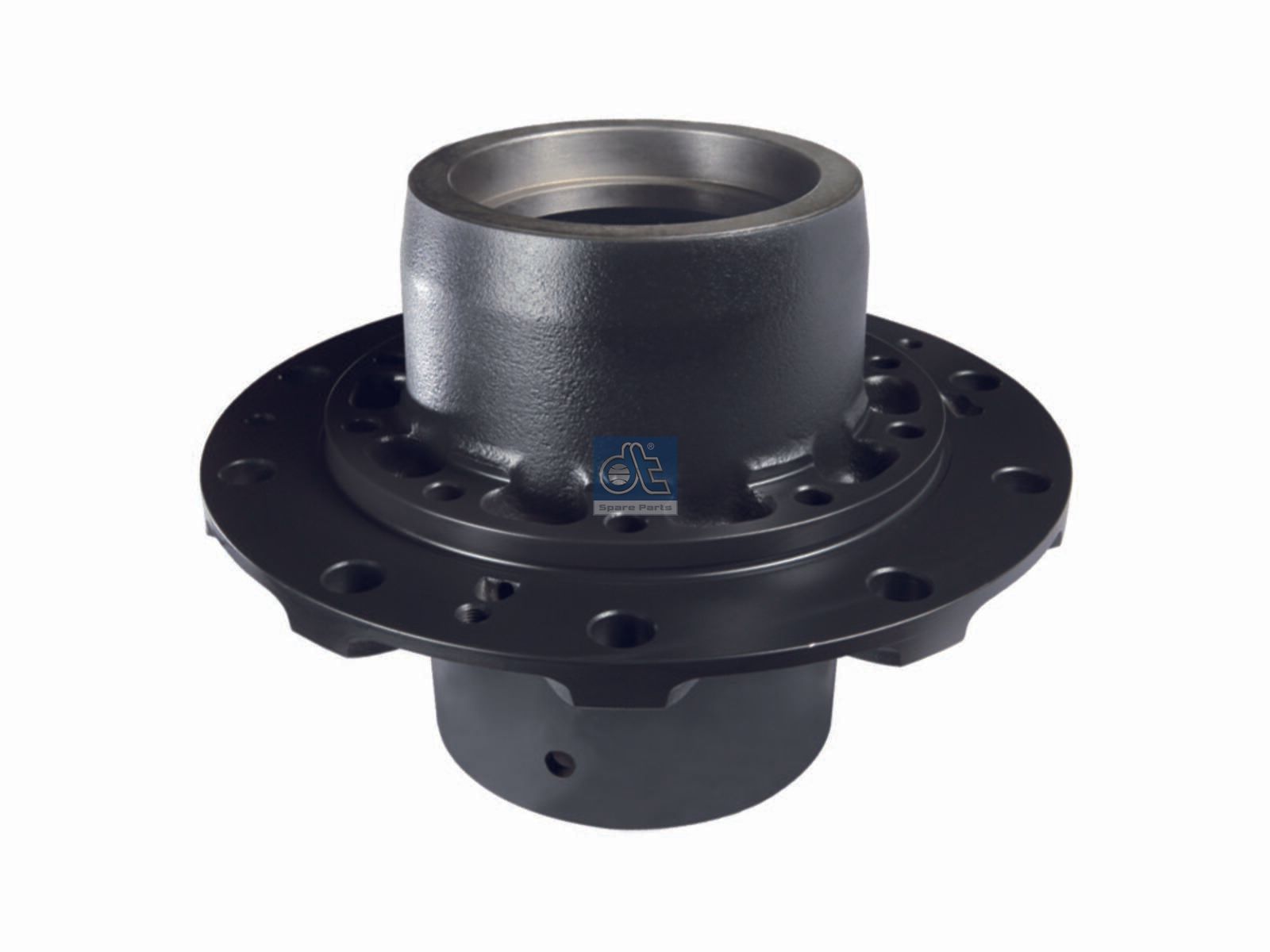 DT Spare Parts 4.64749 Wheel hub, with bearing, d1: 157 mm, d2: 170 mm, D: 374.5 mm, 10 bores, b: 22 mm, P: 335 mm, H: 263 mm