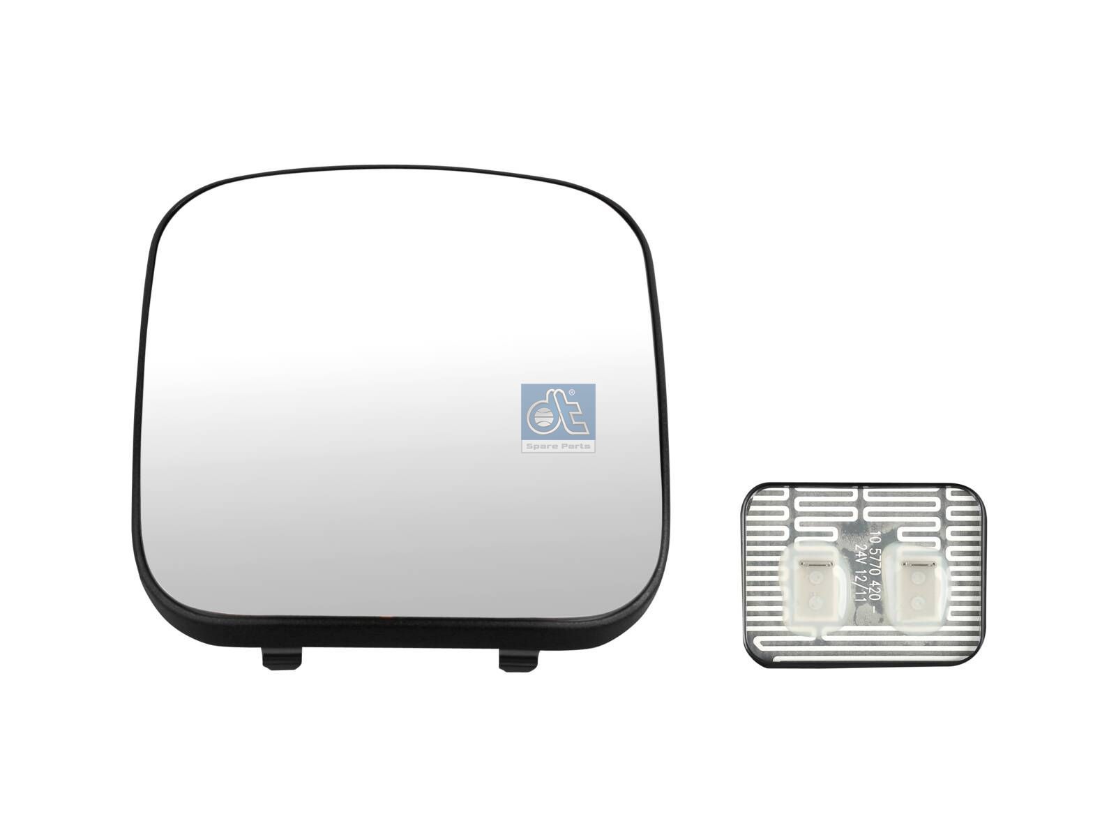 DT Spare Parts 4.64835 Mirror glass, wide view mirror, heated, R: 300 mm