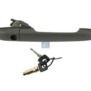 DT Spare Parts 4.64970 Outside door handle, front, complete with lock cylinder