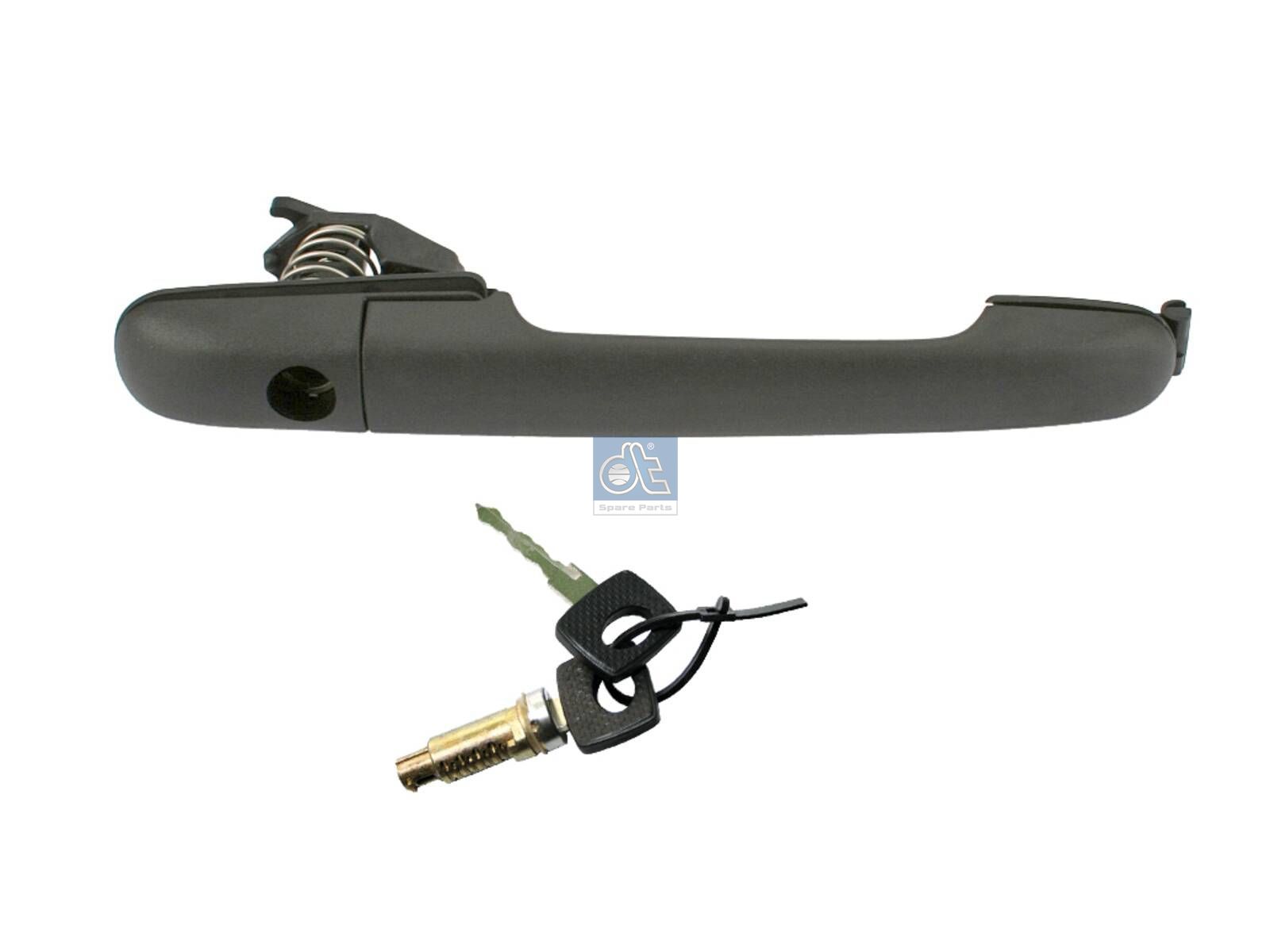 DT Spare Parts 4.64970 Outside door handle, front, complete with lock cylinder