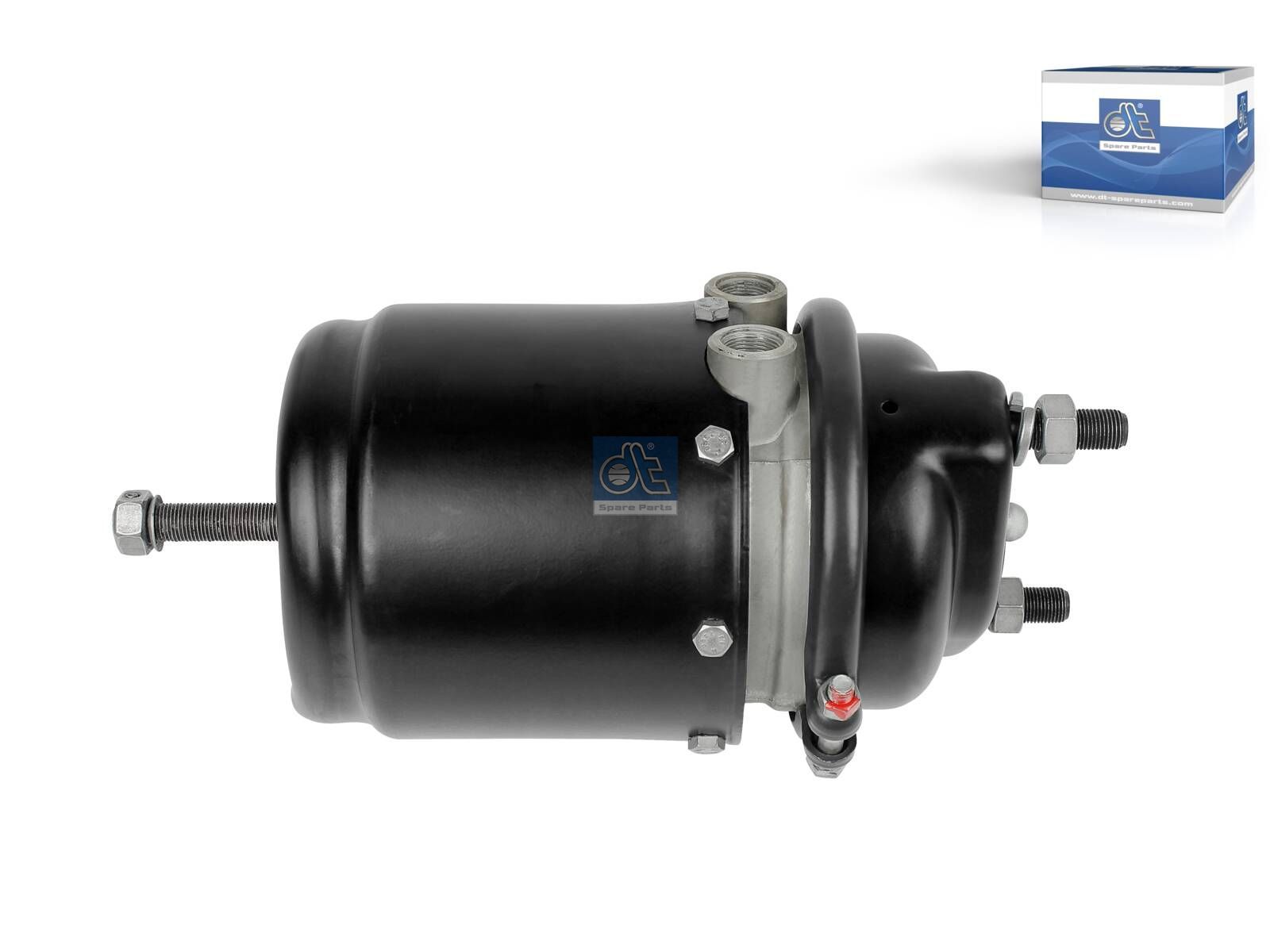 DT Spare Parts 4.65297 Spring brake cylinder, left, M16 x 1,5, M22 x 1,5, Ls: 64 mm, Lp: 15 mm