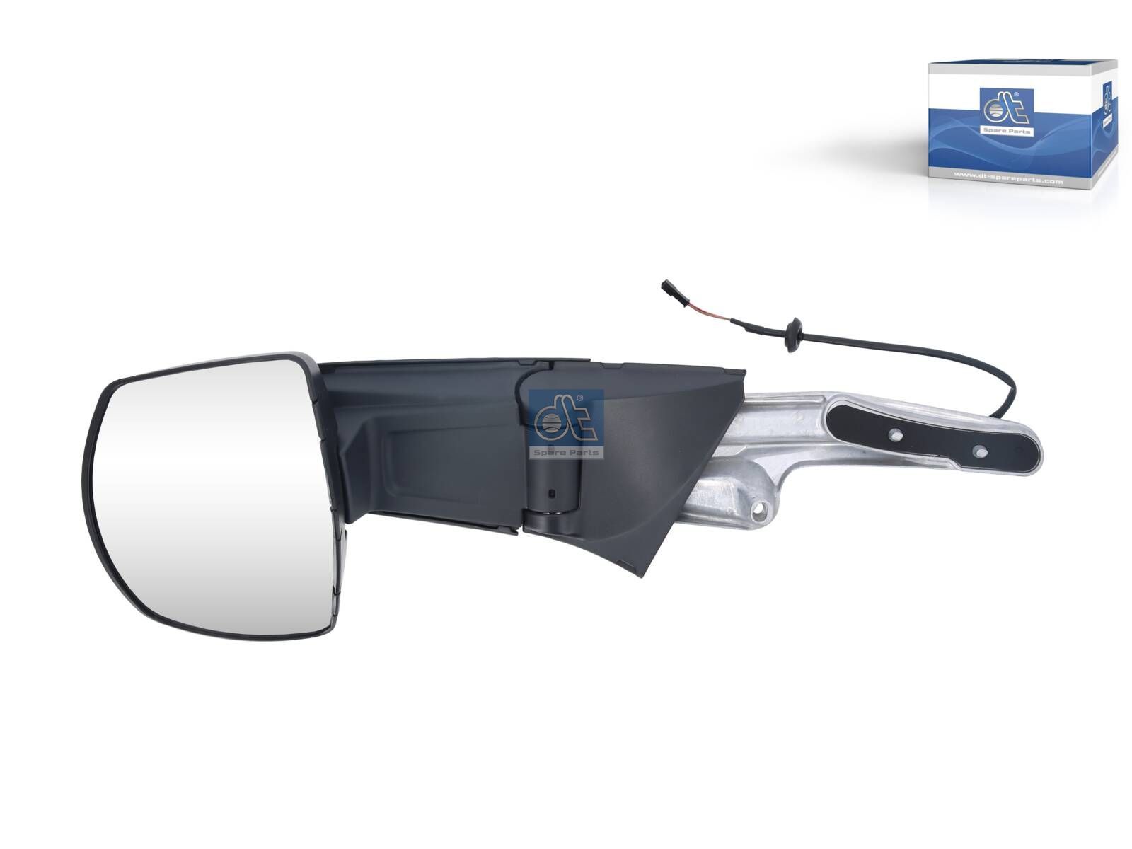 DT Spare Parts 4.65456 Front mirror, heated, R: 200 mm