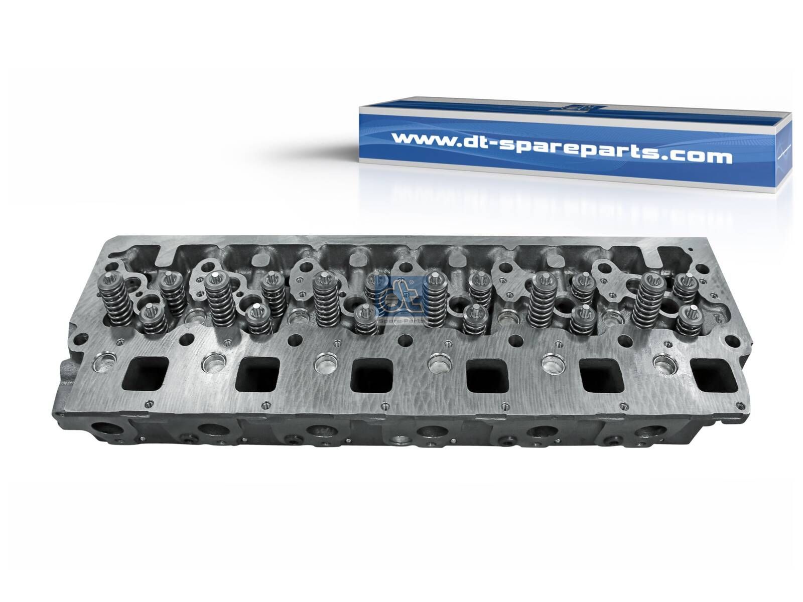 DT Spare Parts 4.65553 Cylinder head, with valves, without constant throttle