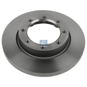 DT Spare Parts 4.65961 Brake disc, D: 380 mm, 8 bores, P: 180 mm, M18 x 1,5, d: 145 mm, H: 68 mm, S: 30 mm, s: 26 mm