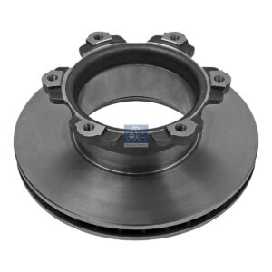 DT Spare Parts 4.65967 Brake disc, D: 324 mm, 6 bores, P: 205 mm, M12 x 1,5, d: 153 mm, H: 111 mm, S: 30 mm, s: 26 mm