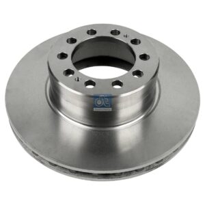 DT Spare Parts 4.65969 Brake disc, D: 430 mm, 10 bores, b: 21 mm, P: 168 mm, d: 131 mm, H: 131.5 mm, S: 45 mm, s: 37 mm
