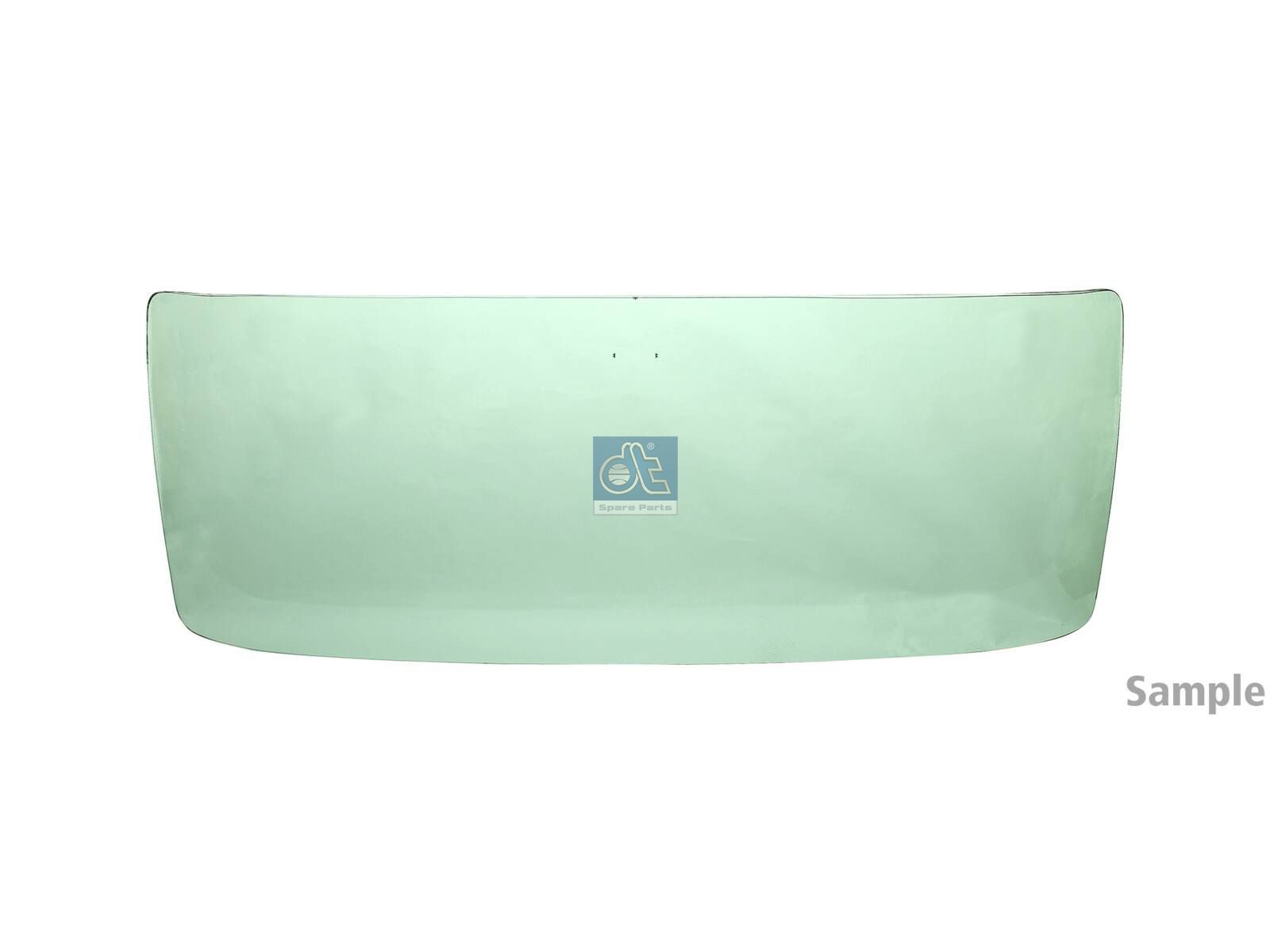 DT Spare Parts 4.66069SP Windshield, tinted green, wooden box, L: 2092 mm, W: 890 mm