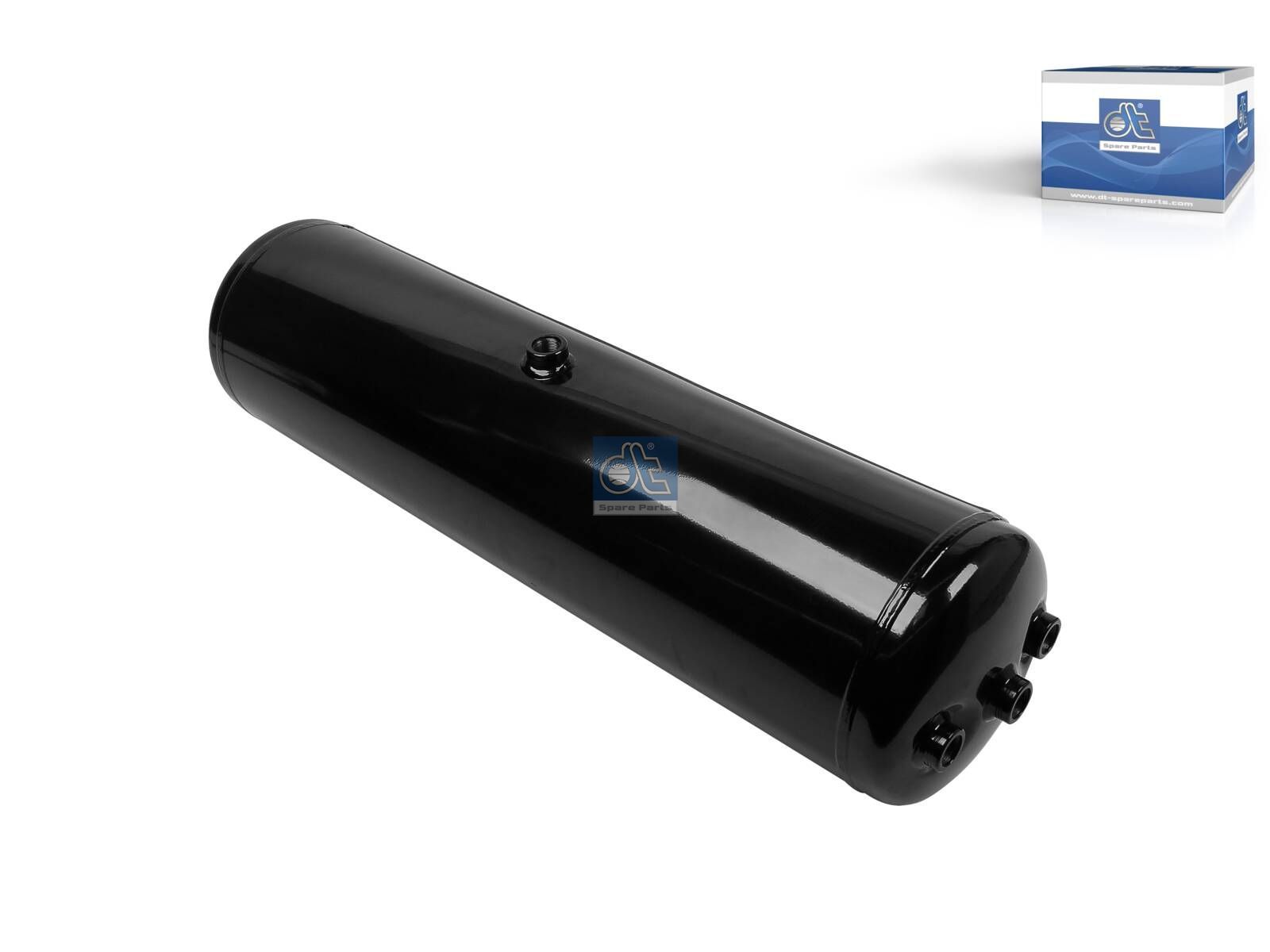 DT Spare Parts 4.66443 Air tank, 25 l, D: 206 mm, M22 x 1,5, L: 828 mm, 15.5 bar