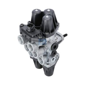 DT Spare Parts 4.67390 4-circuit-protection valve, M12 x 1,5, M22 x 1,5, max. 13 bar, Po21: 9 bar, Po22: 9 bar, Po23: 7.5 bar, Po24: 7.5 bar, Pc21: 7 bar, Pc22: 7 bar, Pc23: 4.5 bar, Pc24: 4.5 bar, DIN 72585, 7 poles
