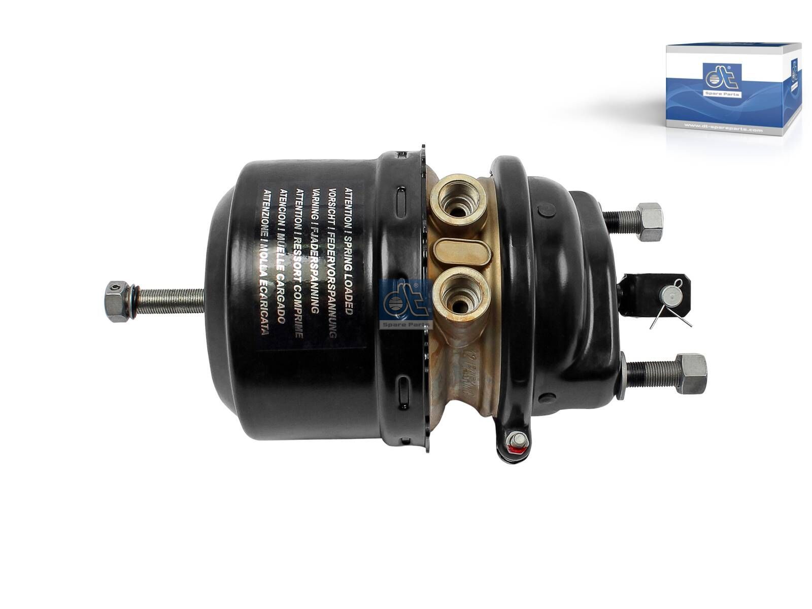 DT Spare Parts 4.67679 Spring brake cylinder, right, M16 x 1,5, M22 x 1,5, Ls: 57 mm, Lp: 37 mm