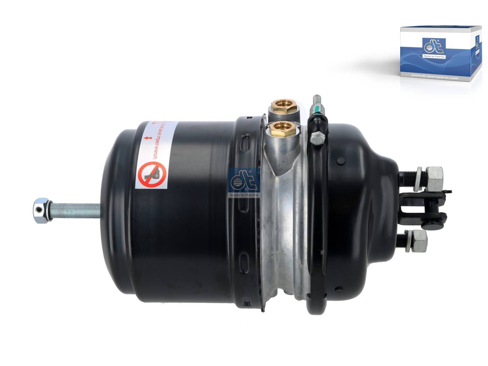 DT Spare Parts 4.67685 Spring brake cylinder, left, M16 x 1,5, M22 x 1,5, Ls: 65 mm, Lp: 37 mm