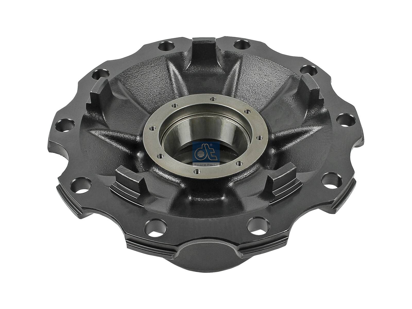 DT Spare Parts 4.67805 Wheel hub, with bearing, d1: 110 mm, d2: 150 mm, D: 378 mm, 10 bores, b: 22 mm, H: 176 mm