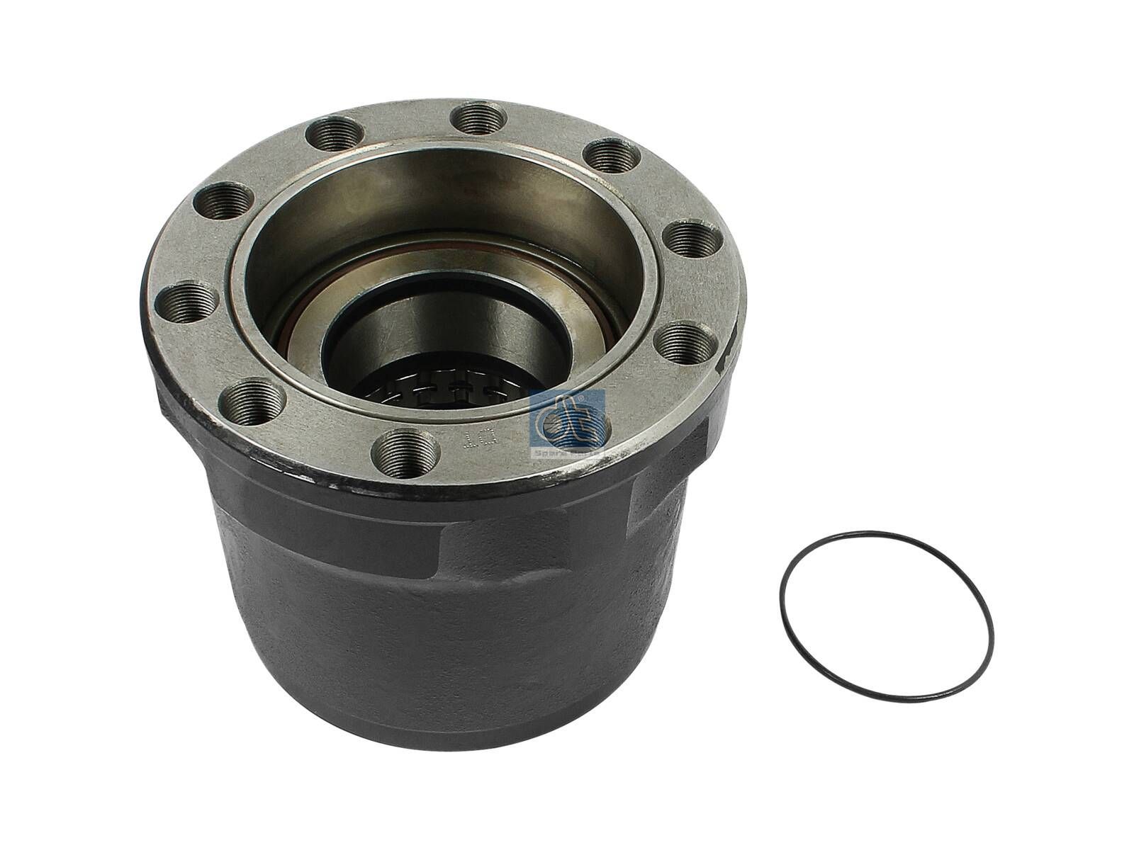 DT Spare Parts 4.67806 Wheel hub, with bearing, d: 140 mm, D: 199 mm, 10 bores, b: 20 mm, H: 158 mm